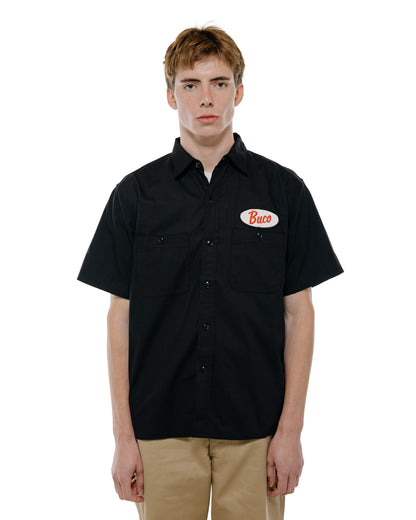 The Real McCoy's BS26001 Buco Workshirt S/S / Look At How Buco Did It! Black