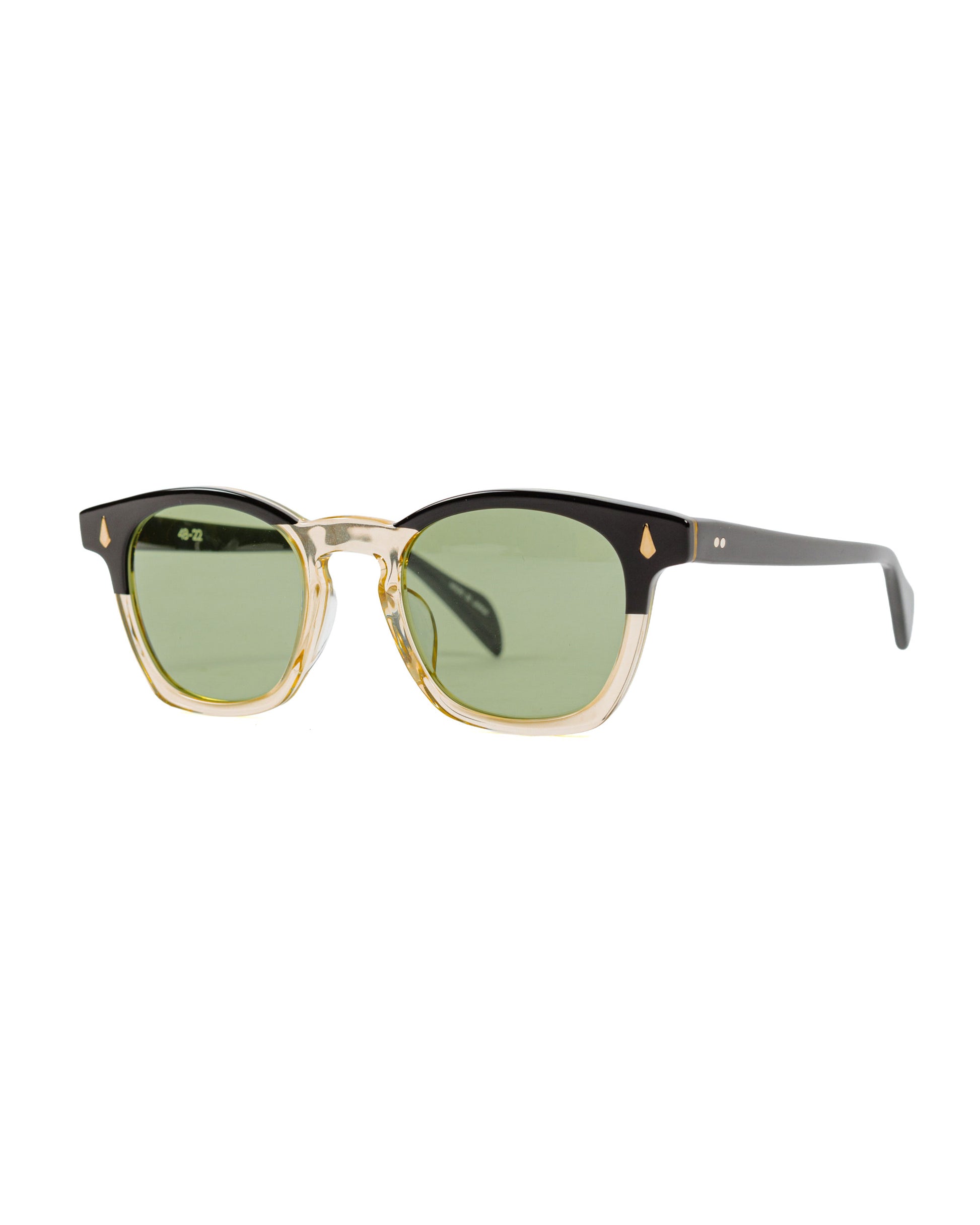lost & found The Real McCoy's The Real McCoy's MA17020 Wellington Sunglasses White/Black