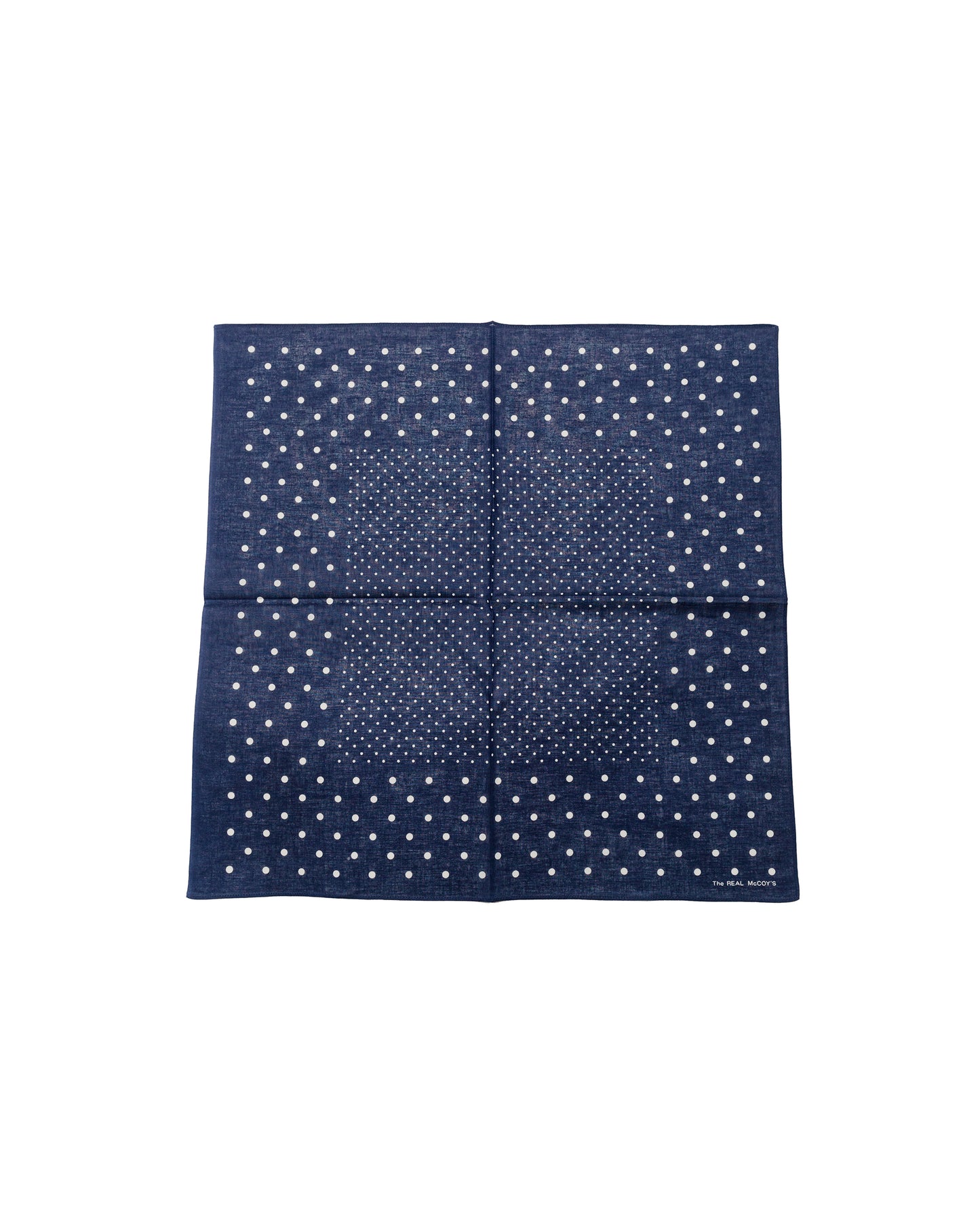 lost & found The Real McCoy's The Real McCoy's MA22015 Bandana 'Dot' Navy