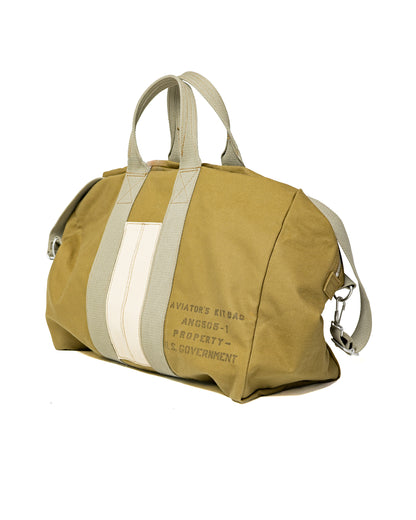 lost & found The Real McCoy's The Real McCoy's MA22101 Aviator's Kit Bag 6505-1 Khaki