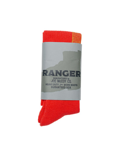 lost & found The Real McCoy's The Real McCoy's MA22106 Buco Socks 'Ranger' Red