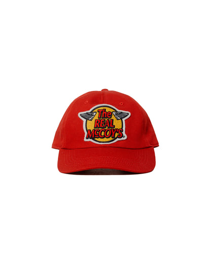 lost & found The Real McCoy's The Real McCoy's MA23001 The Real McCoy's Logo Baseball Cap Red