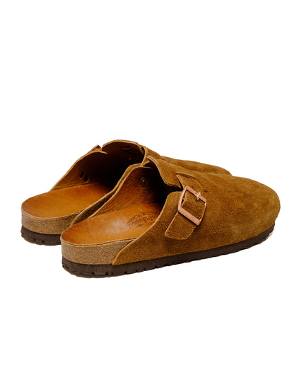 lost & found The Real McCoy's The Real McCoy's MA23012 Leather Foot-Support Clogs Raw Sienna