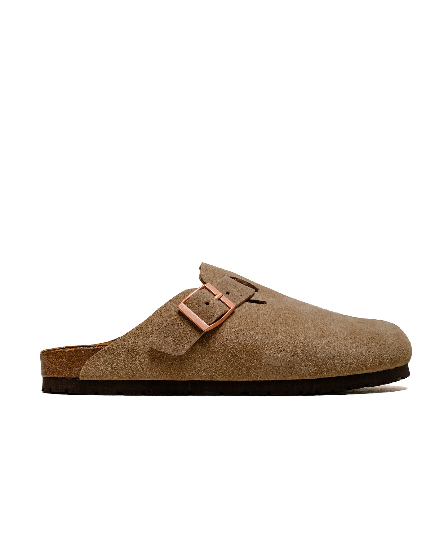 lost & found The Real McCoy's The Real McCoy's MA23012 Leather Foot-Support Clogs Taupe