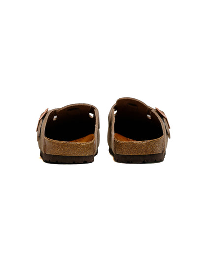 lost & found The Real McCoy's The Real McCoy's MA23012 Leather Foot-Support Clogs Taupe