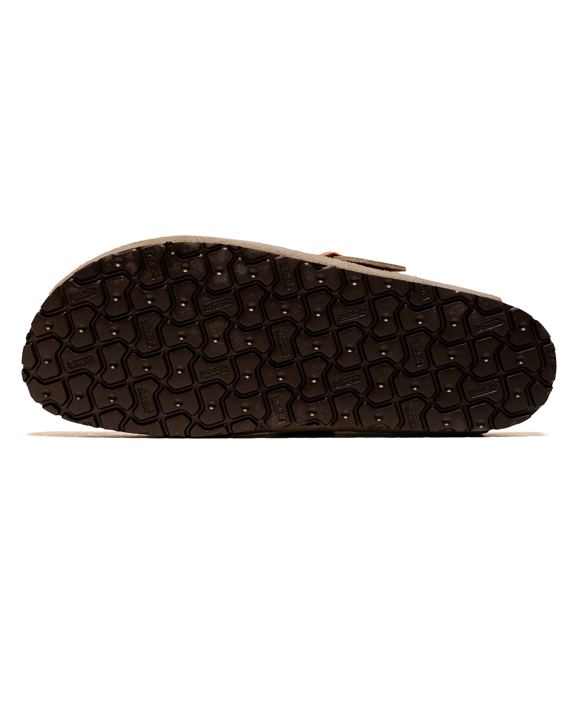 lost & found The Real McCoy's The Real McCoy's MA23012 Leather Foot-Support Clogs Taupe