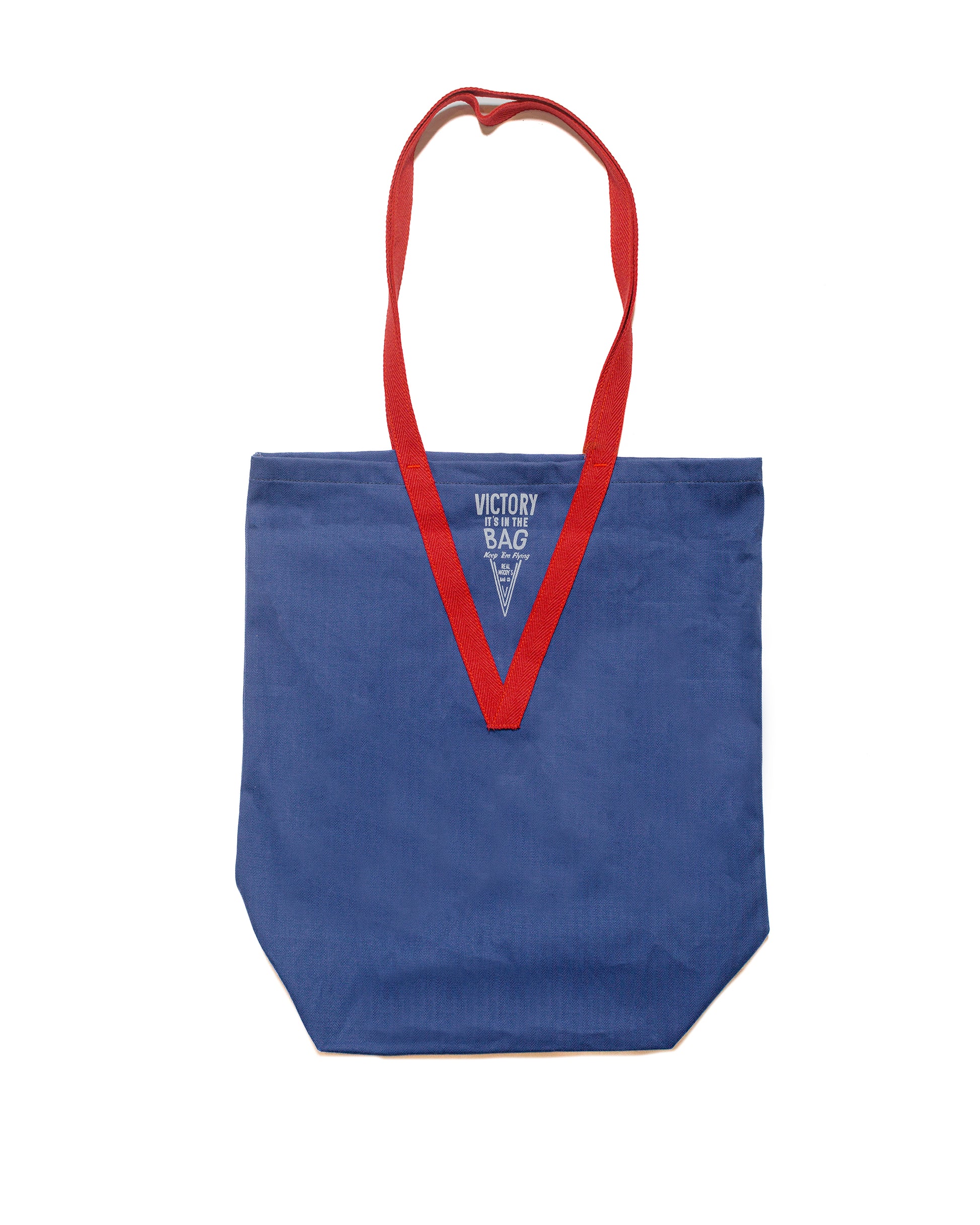 lost & found The Real McCoy's The Real McCoy's MA24007 Victory Shoulder Tote Bag Ink Blue