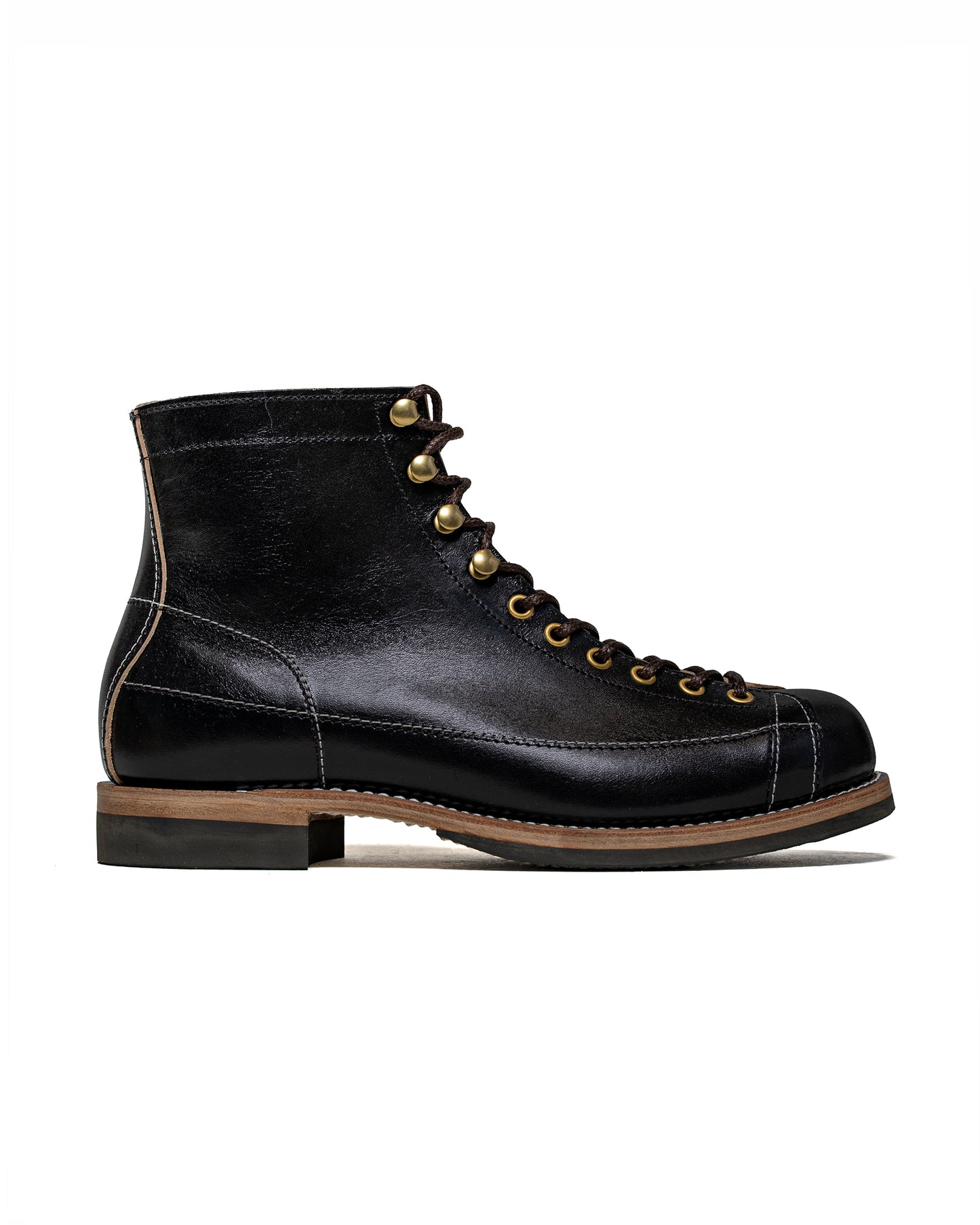 lost & found The Real McCoy's The Real McCoy's MA24008 Ten Mile Work Boots / Horsehide Buttock Black