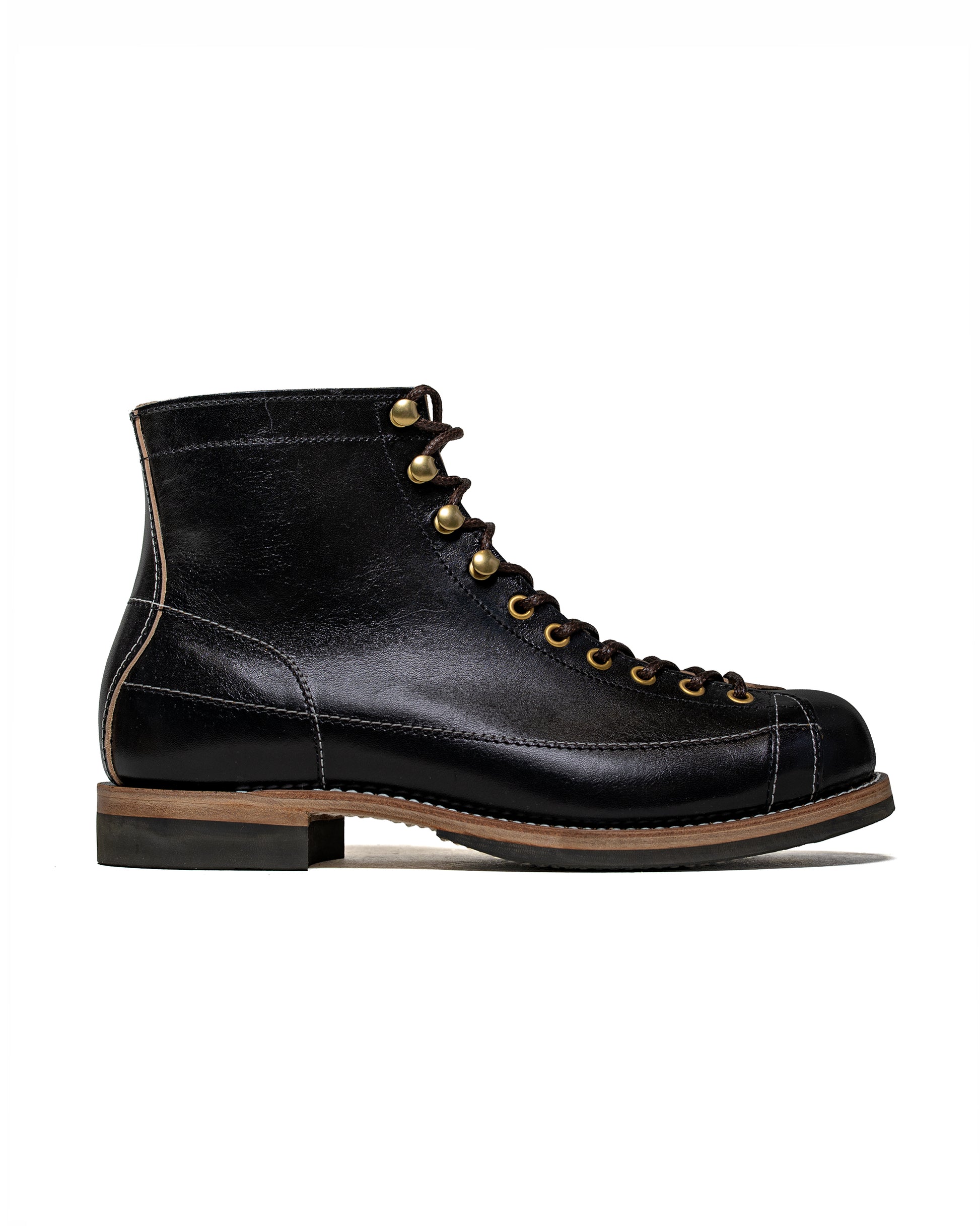 lost & found The Real McCoy's The Real McCoy's MA24008 Ten Mile Work Boots / Horsehide Buttock Black