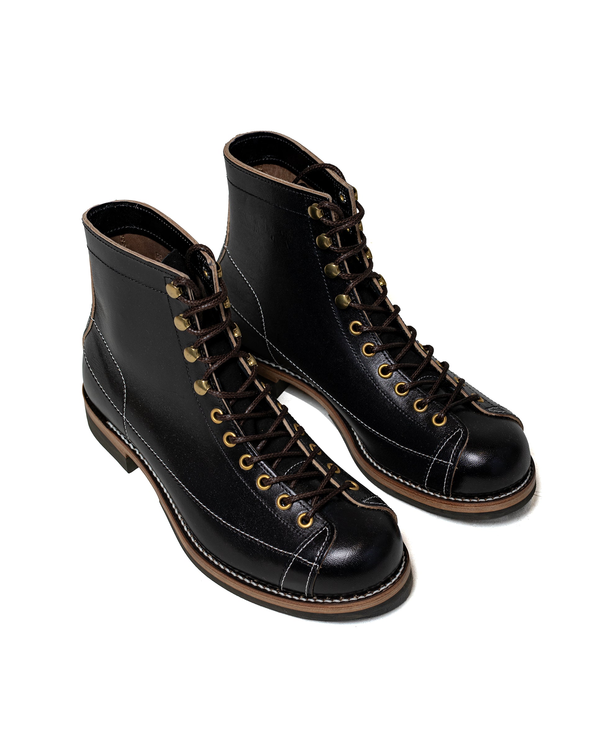 lost & found The Real McCoy's The Real McCoy's MA24008 Ten Mile Work Boots / Horsehide Buttock Black