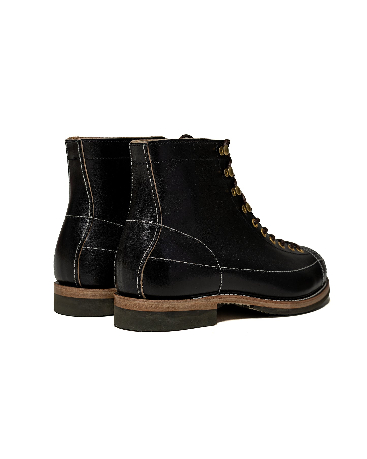 lost & found The Real McCoy's The Real McCoy's MA24008 Ten Mile Work Boots / Horsehide Buttock Black