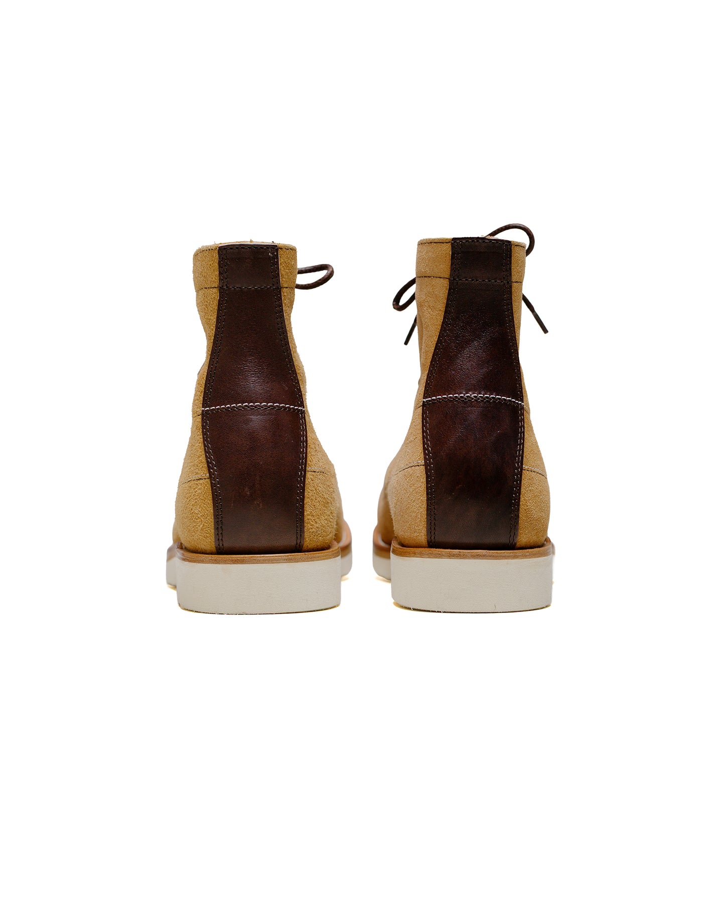 lost & found The Real McCoy's The Real McCoy's MA24009 Ten Mile Work Boots / Rough Out Leather Beige