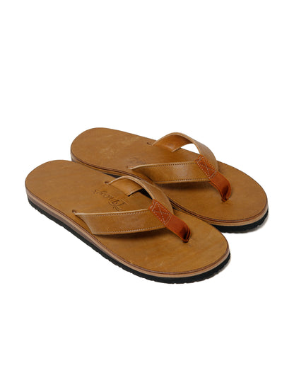 lost & found The Real McCoy's The Real McCoy's MA24011 Leather Arched Sandal Raw Sienna