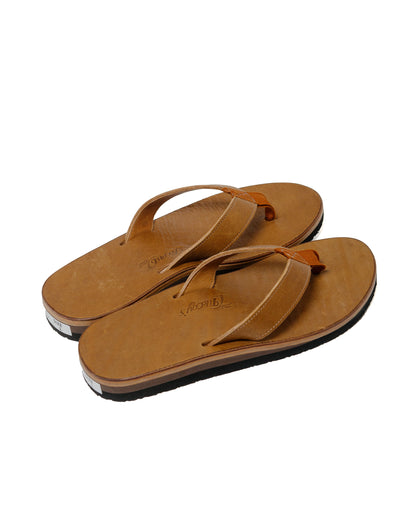 lost & found The Real McCoy's The Real McCoy's MA24011 Leather Arched Sandal Raw Sienna