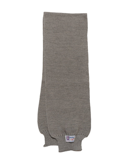 lost & found The Real McCoy's The Real McCoy's MA24103 Scarf, Wool-Knit Gray