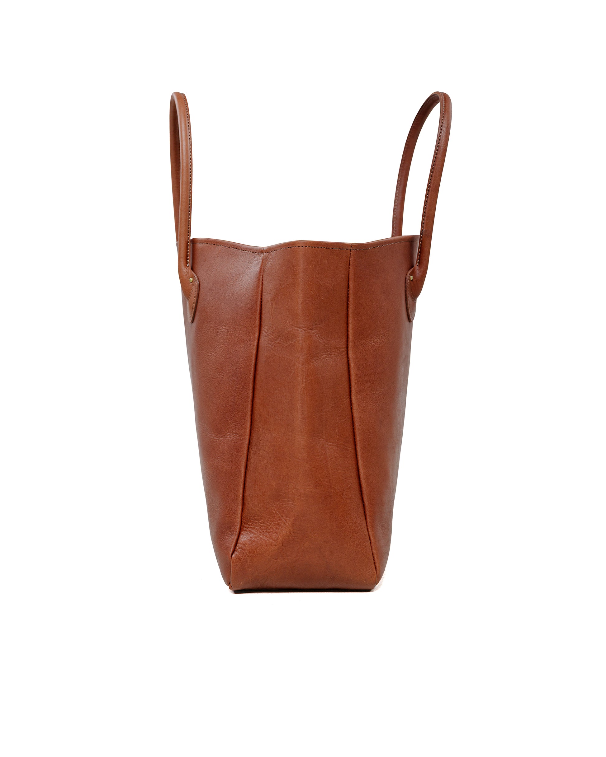 lost & found The Real McCoy's The Real McCoy's MA25102 Leather Tote Shoulder-Bag Brown