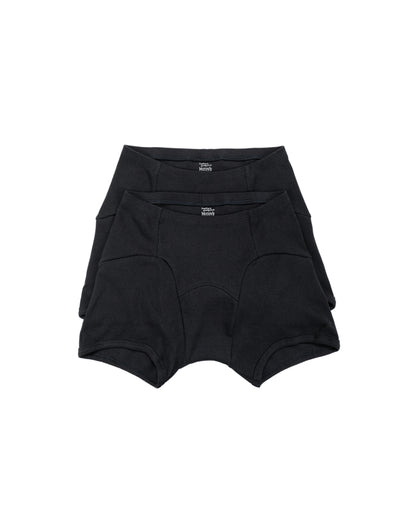 lost & found The Real McCoy's The Real McCoy's MA25103 McCoy's 2 PCs Pack Athletic Underwear Black