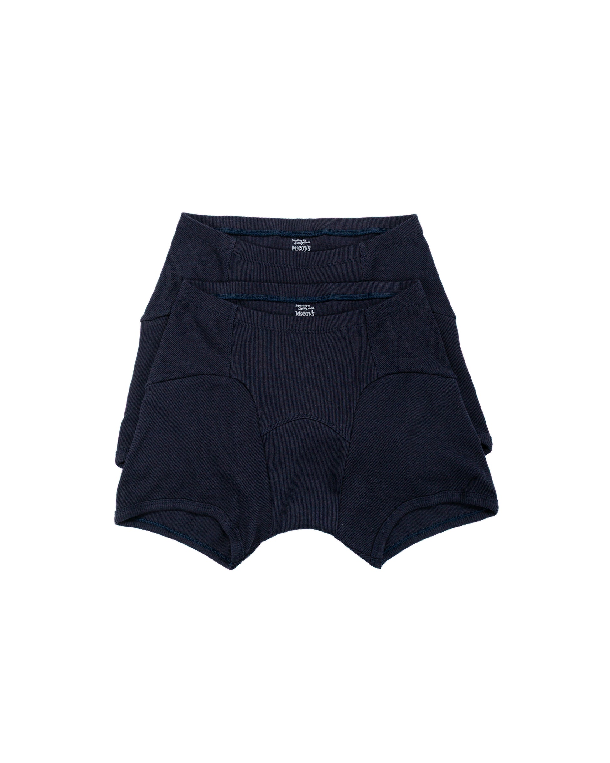 lost & found The Real McCoy's The Real McCoy's MA25103 McCoy's 2 PCs Pack Athletic Underwear Navy