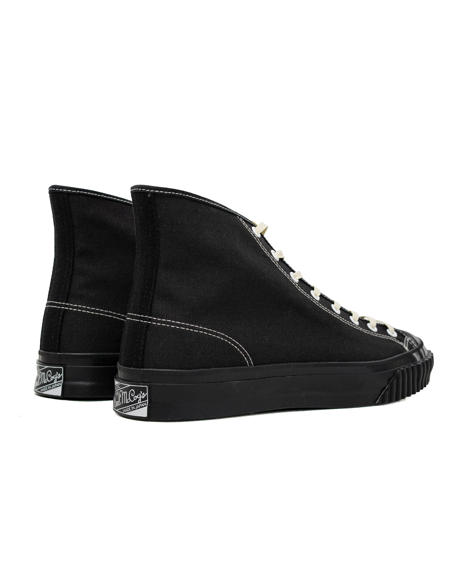 lost & found The Real McCoy's The Real McCoy's MA26006 Military Canvas Training Shoes Black