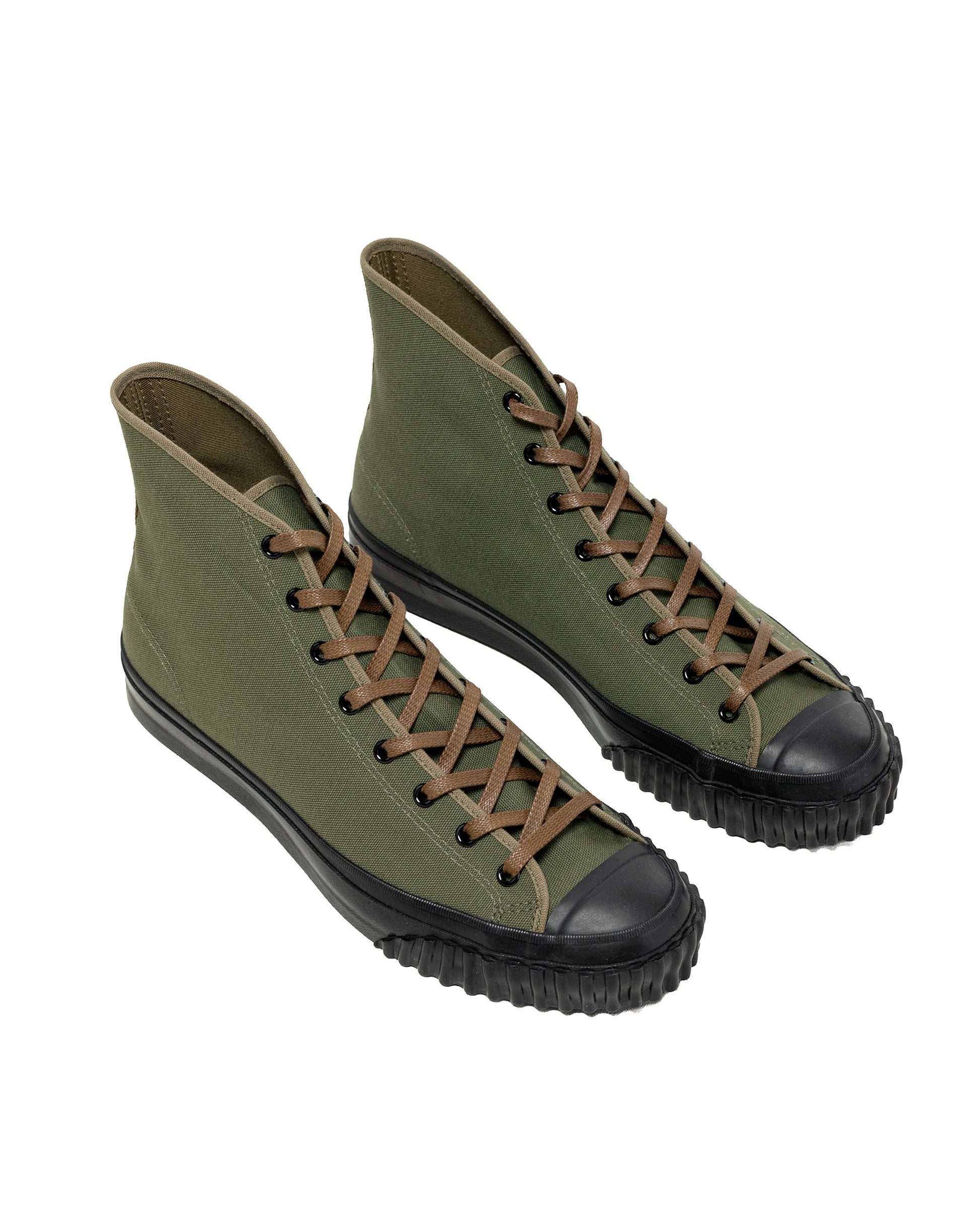lost & found The Real McCoy's The Real McCoy's MA26006 Military Canvas Training Shoes Olive