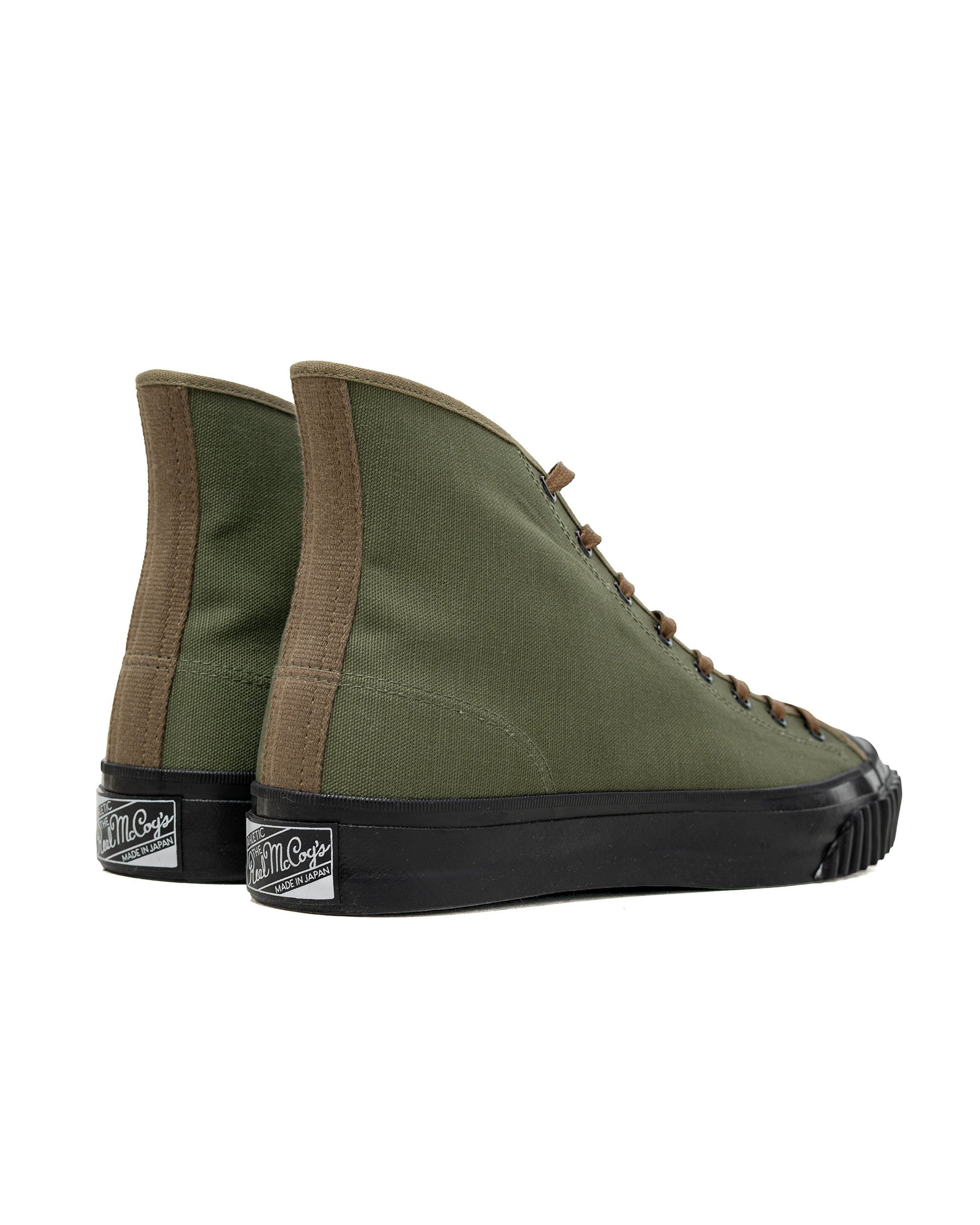 lost & found The Real McCoy's The Real McCoy's MA26006 Military Canvas Training Shoes Olive