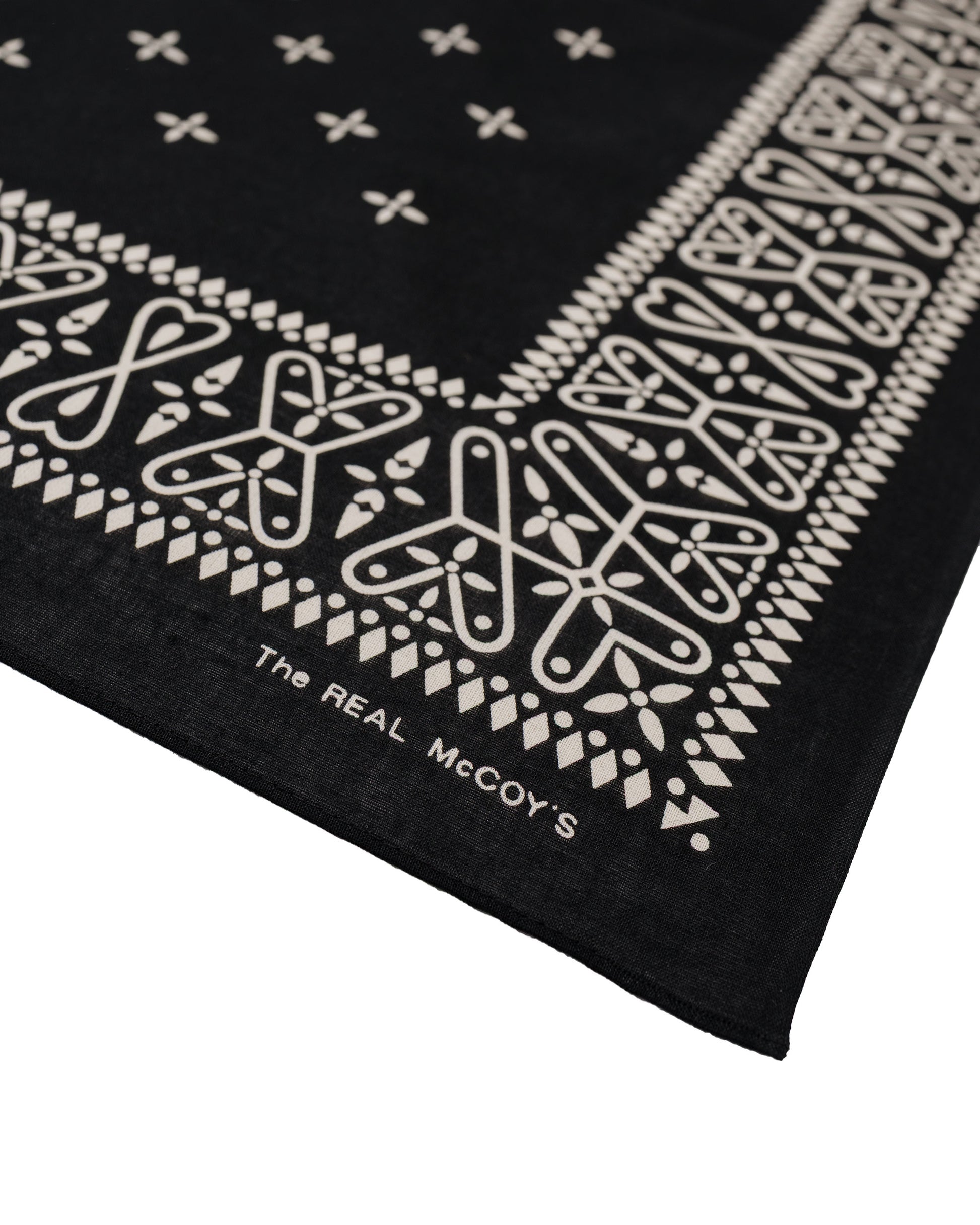 lost & found The Real McCoy's The Real McCoy's MA26011 Bandana 'Cross' Black