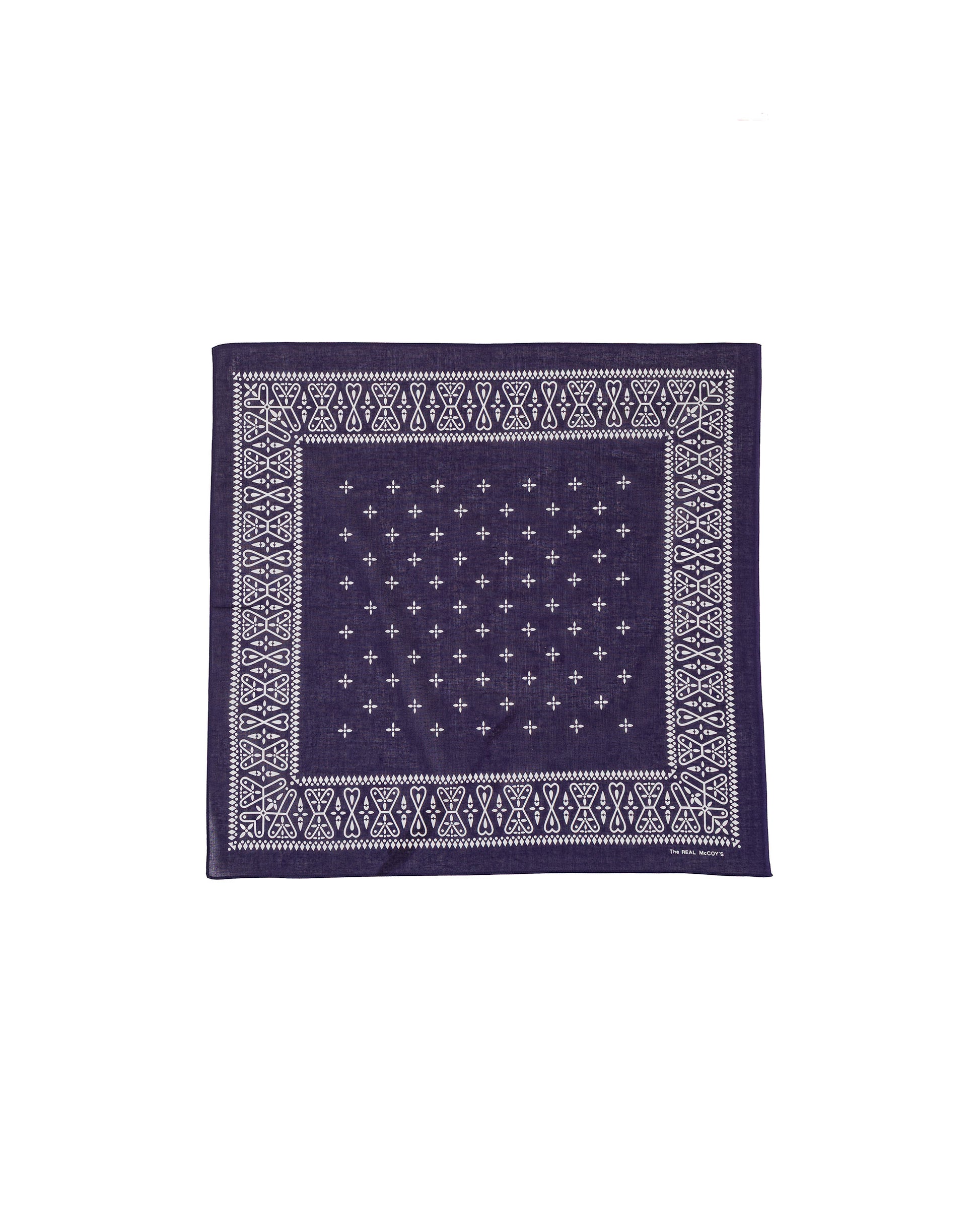 lost & found The Real McCoy's The Real McCoy's MA26011 Bandana 'Cross' Navy