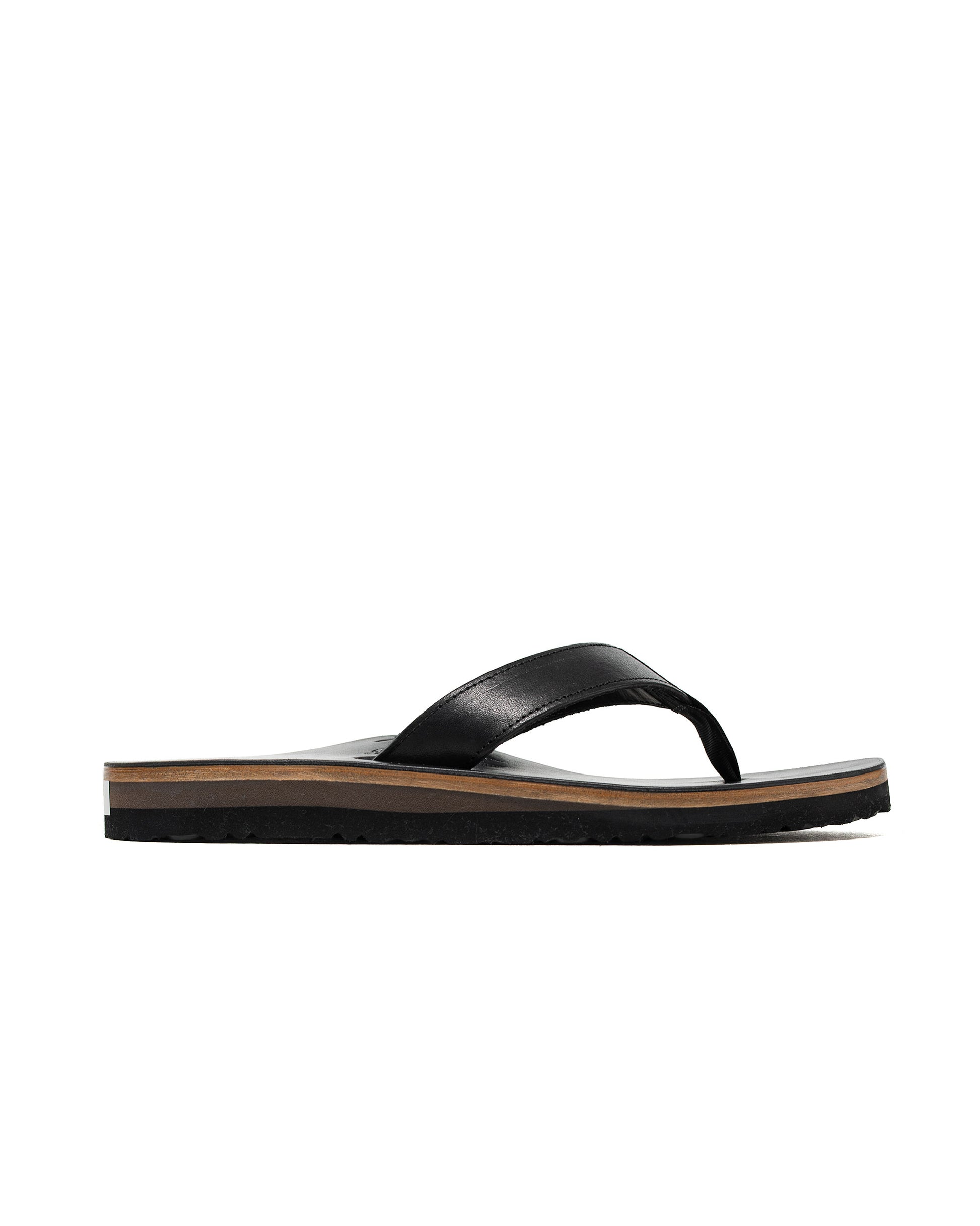 lost & found The Real McCoy's The Real McCoy's MA26014 Leather Arched Sandal Black