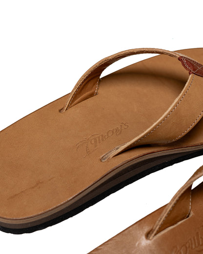 The Real McCoy's MA26014 Leather Arched Sandal Brown