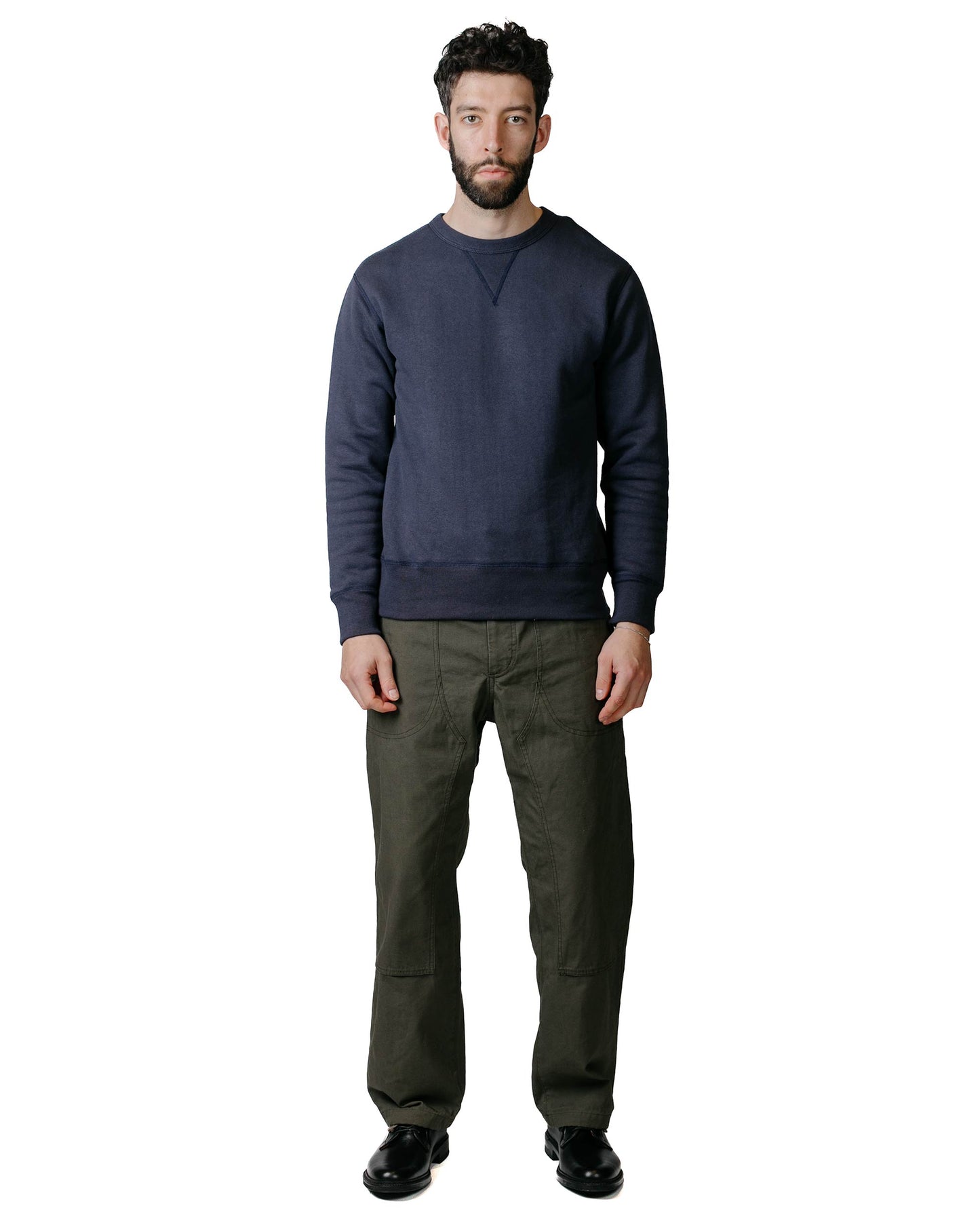 lost & found The Real McCoy's The Real McCoy's MC13111 Sweatshirt / Loop Wheel Navy