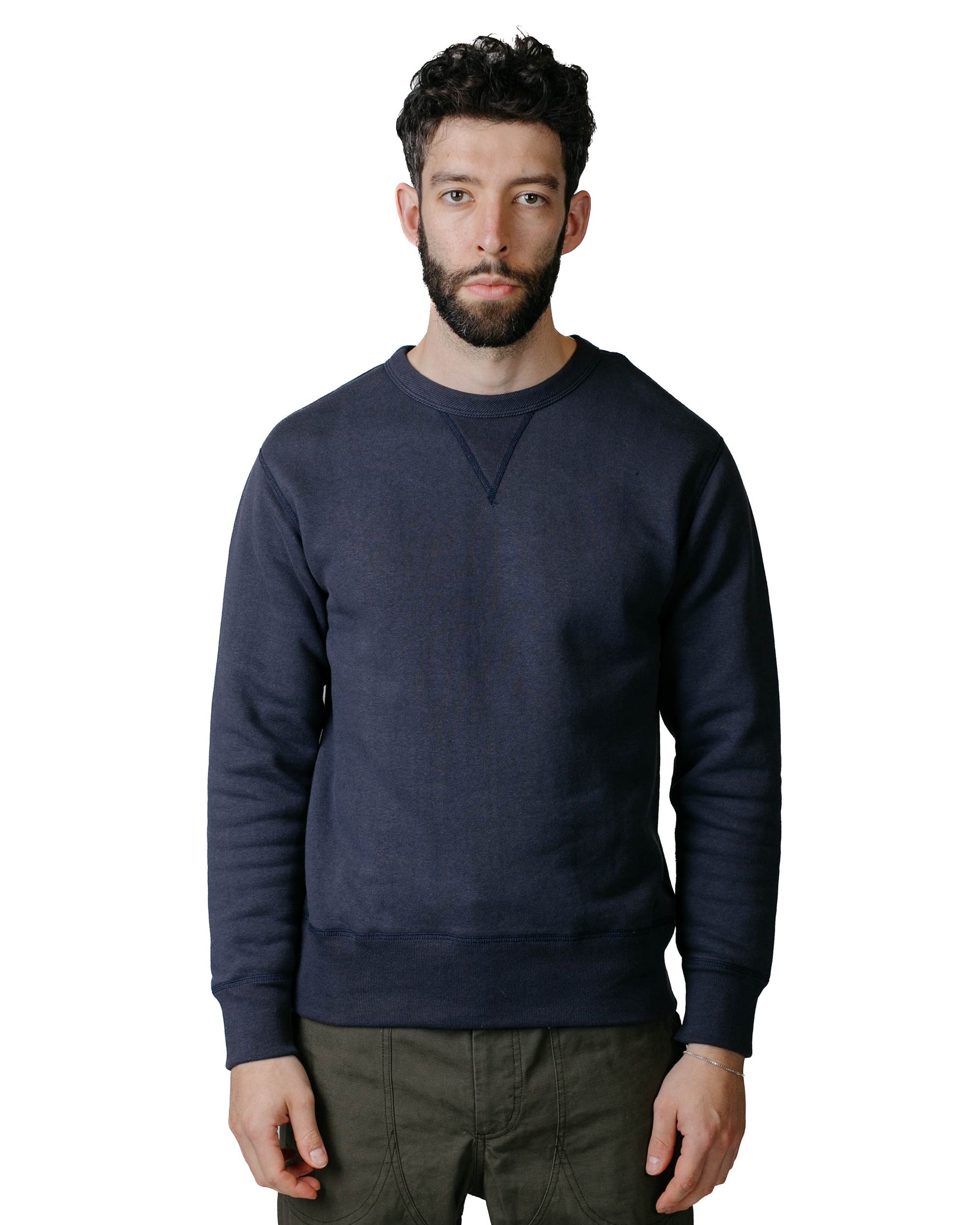 lost & found The Real McCoy's The Real McCoy's MC13111 Sweatshirt / Loop Wheel Navy