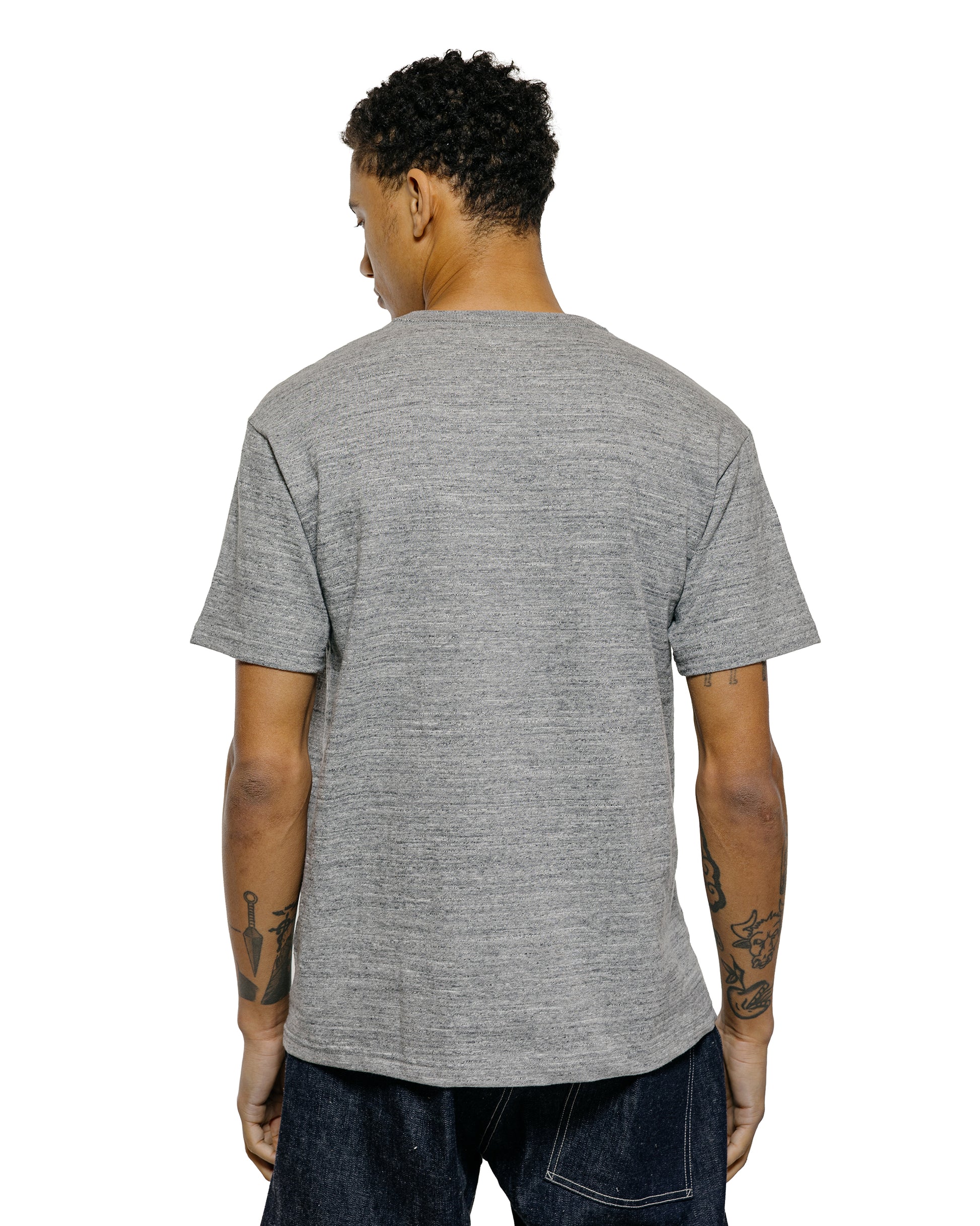 lost & found The Real McCoy's The Real McCoy's MC19010 Athletic T-Shirt / Loop-Wheel Grey