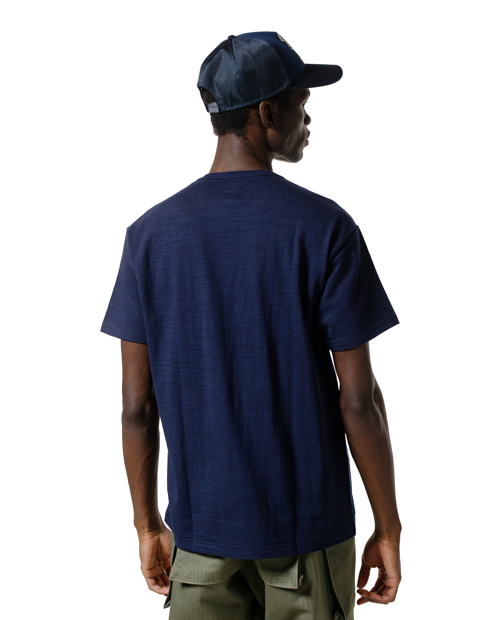 lost & found The Real McCoy's The Real McCoy's MC19010 Athletic T-Shirt / Loop-Wheel Navy