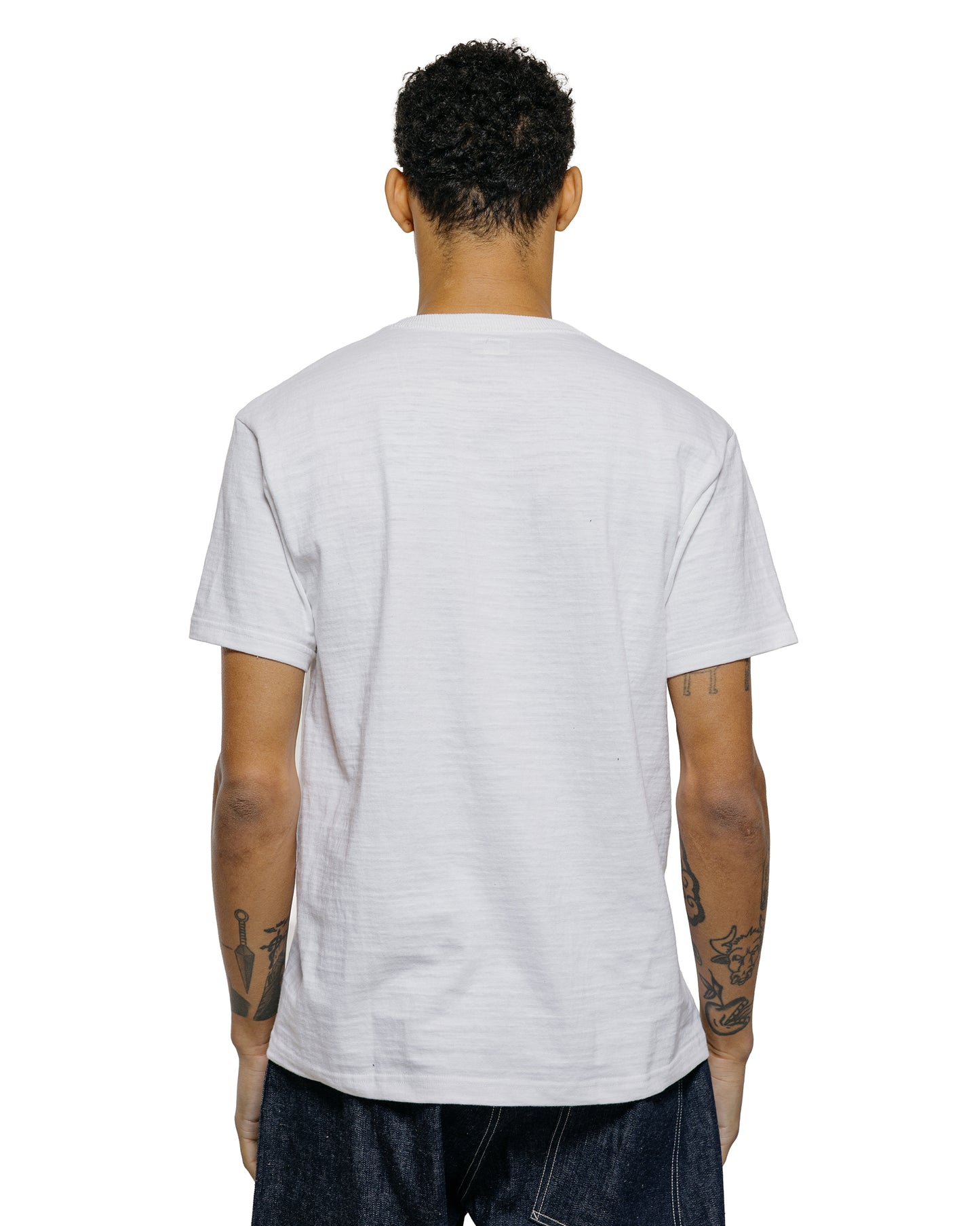lost & found The Real McCoy's The Real McCoy's MC19010 Athletic T-Shirt / Loop-Wheel White
