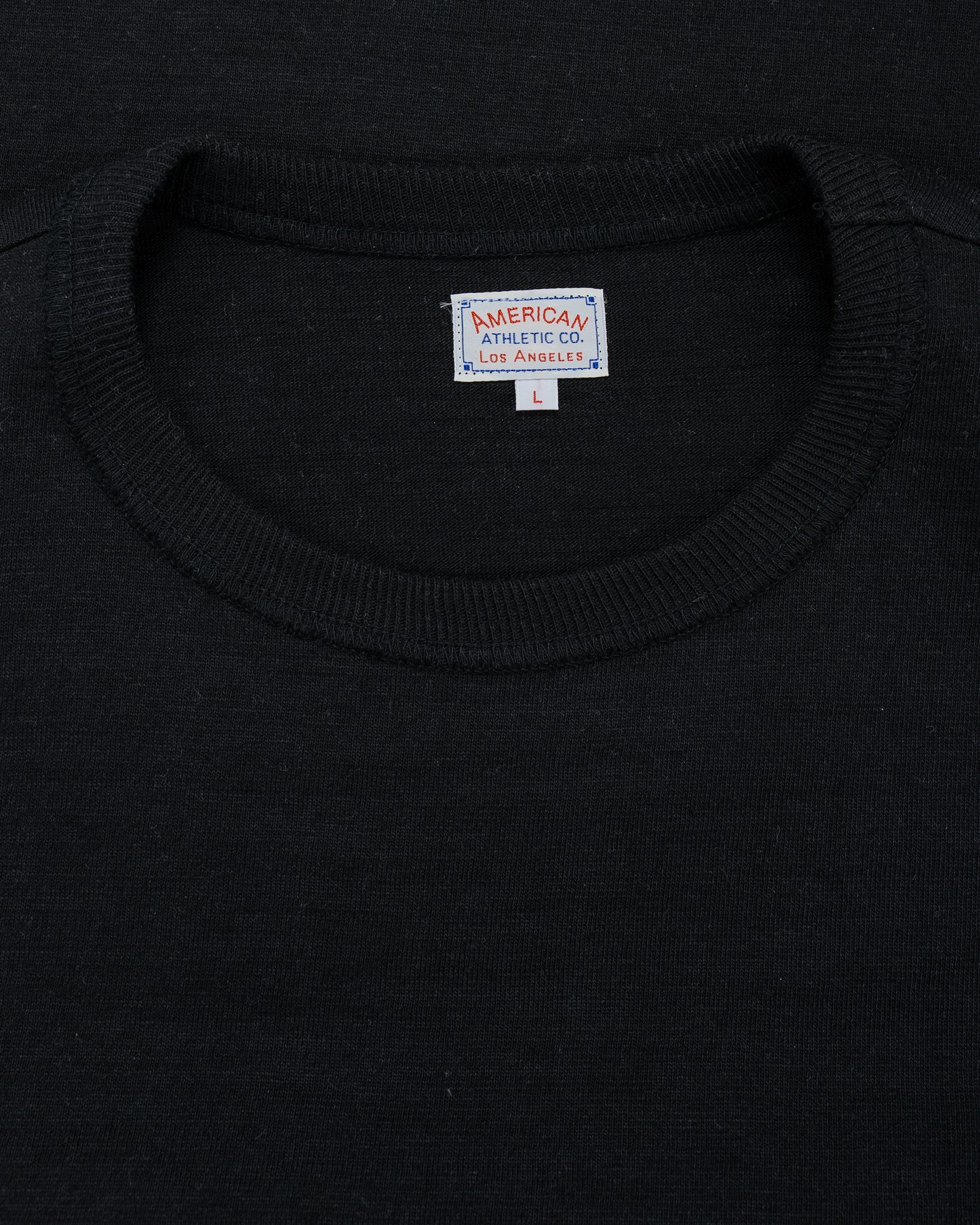 lost & found The Real McCoy's The Real McCoy's MC19010 Athletic T-Shirt / Loop-Wheel Black