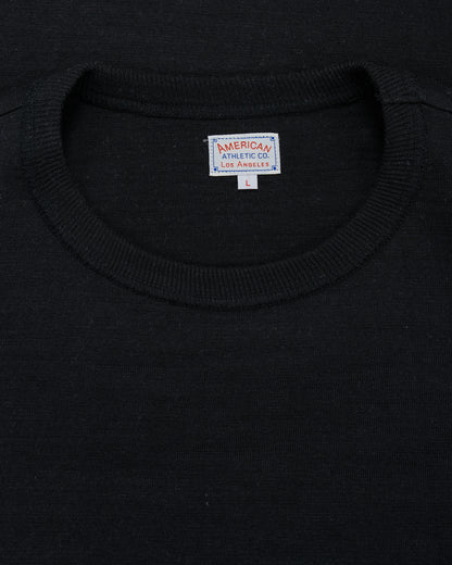 lost & found The Real McCoy's The Real McCoy's MC19010 Athletic T-Shirt / Loop-Wheel Black