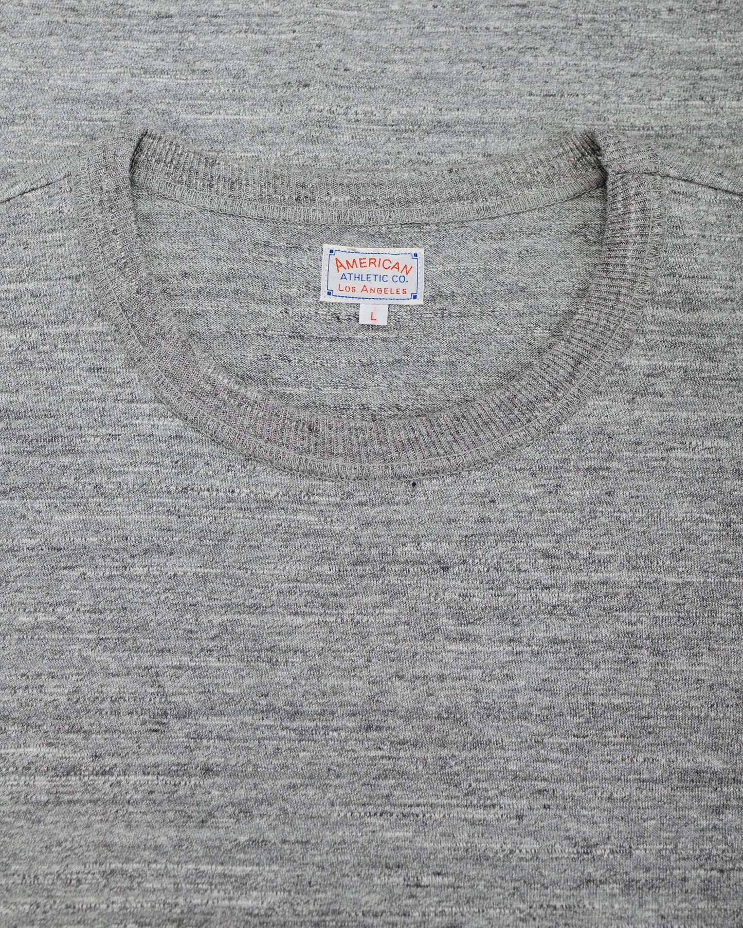 lost & found The Real McCoy's The Real McCoy's MC19010 Athletic T-Shirt / Loop-Wheel Grey