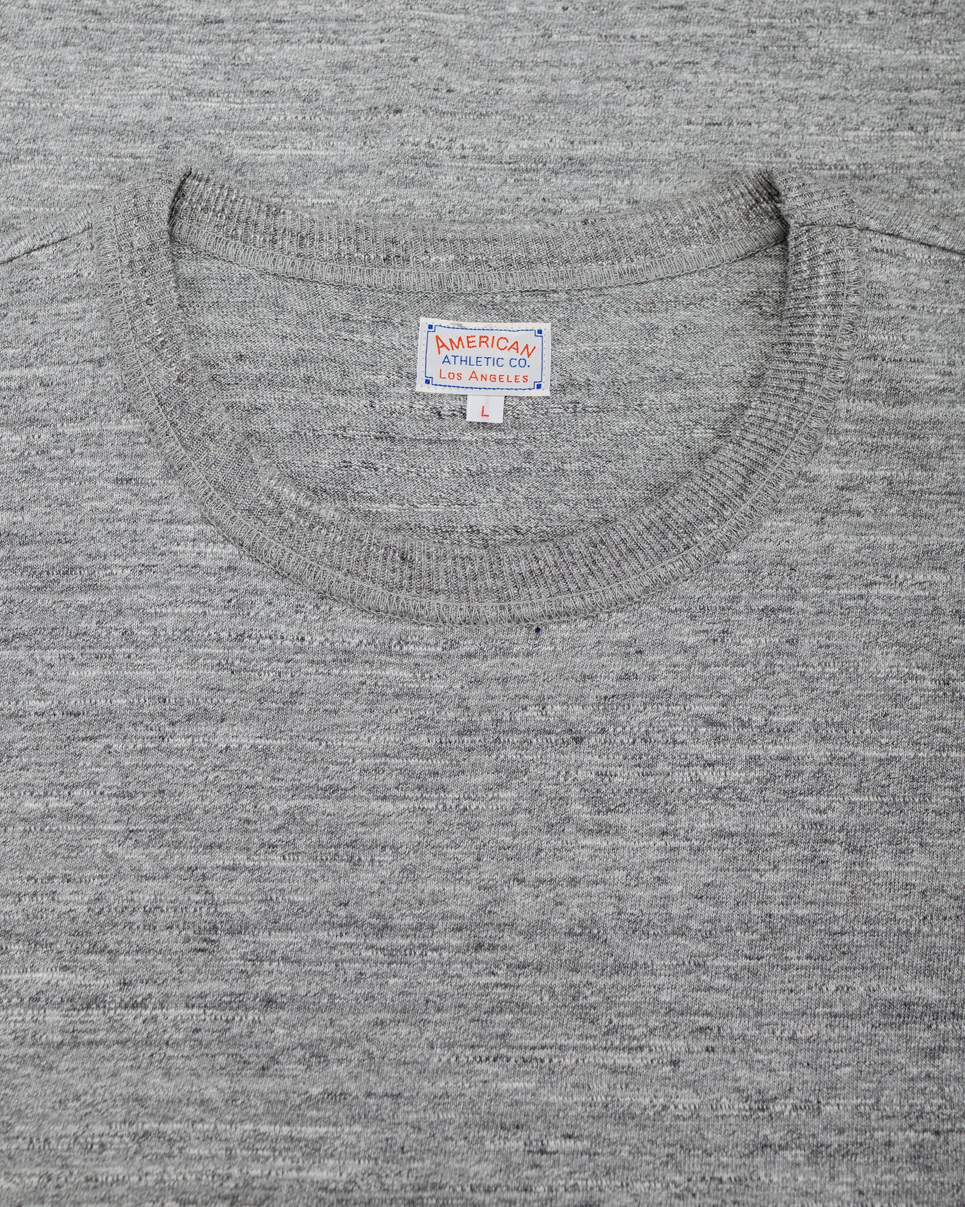 lost & found The Real McCoy's The Real McCoy's MC19010 Athletic T-Shirt / Loop-Wheel Grey