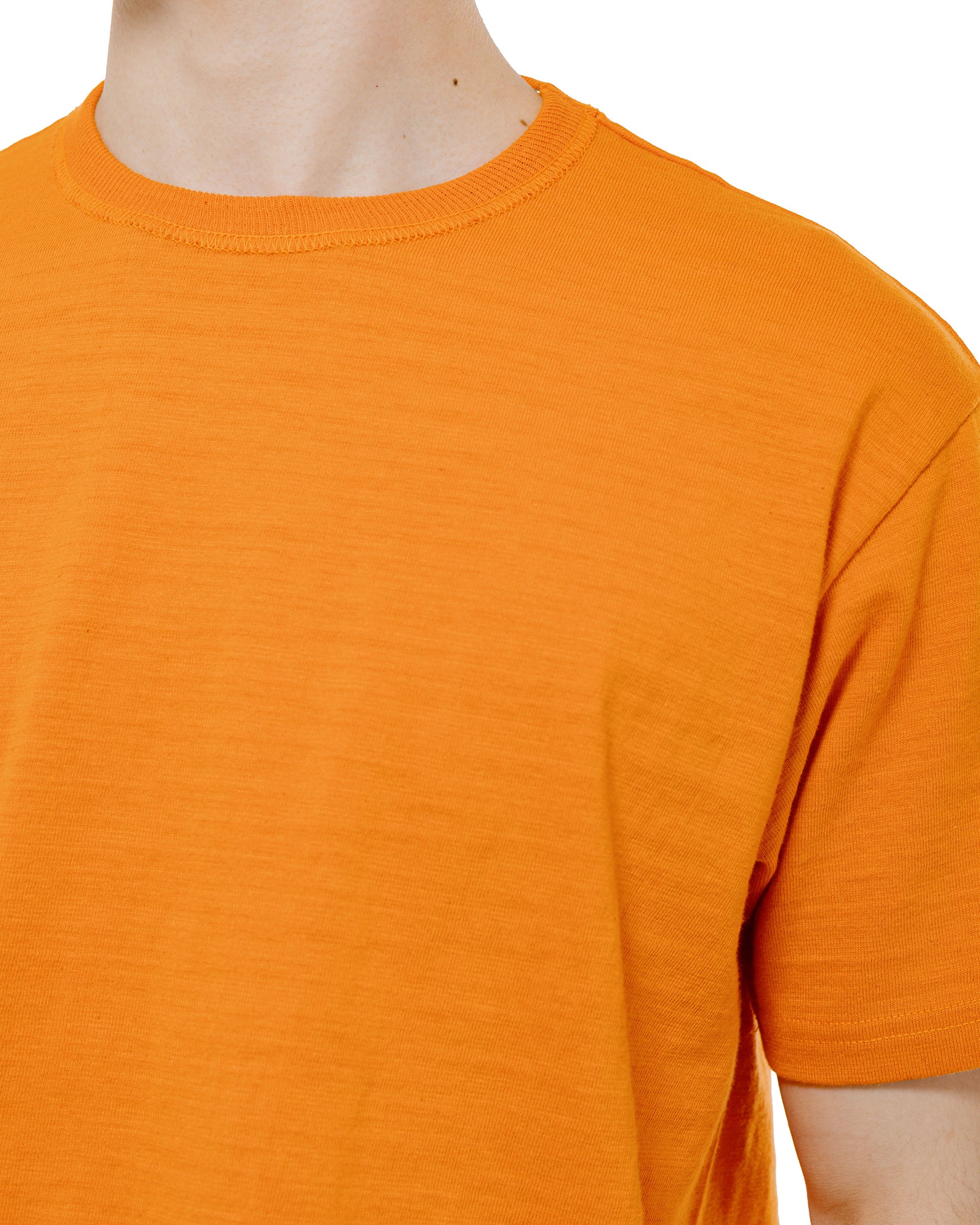 lost & found The Real McCoy's The Real McCoy's MC19010 Athletic T-Shirt / Loop-Wheel Orange