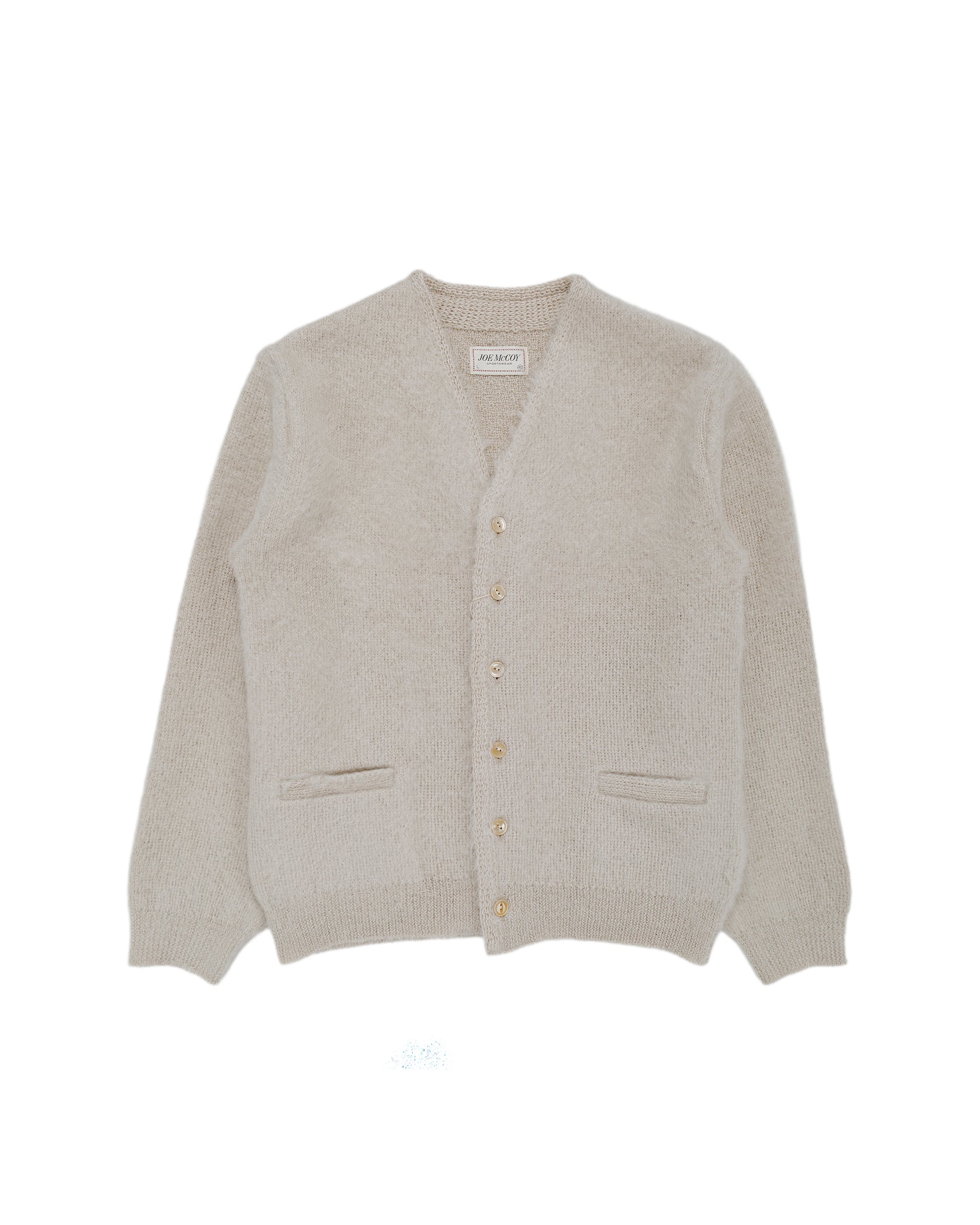 lost & found The Real McCoy's The Real McCoy's MC19103 JM Mohair Cardigan Beige