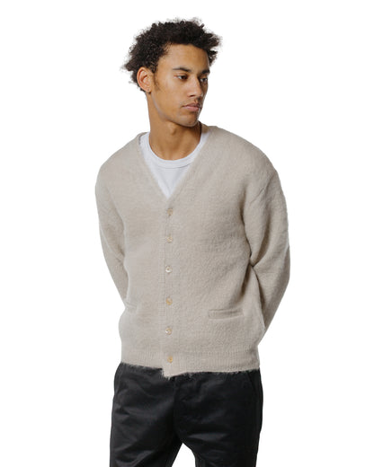 lost & found The Real McCoy's The Real McCoy's MC19103 JM Mohair Cardigan Beige