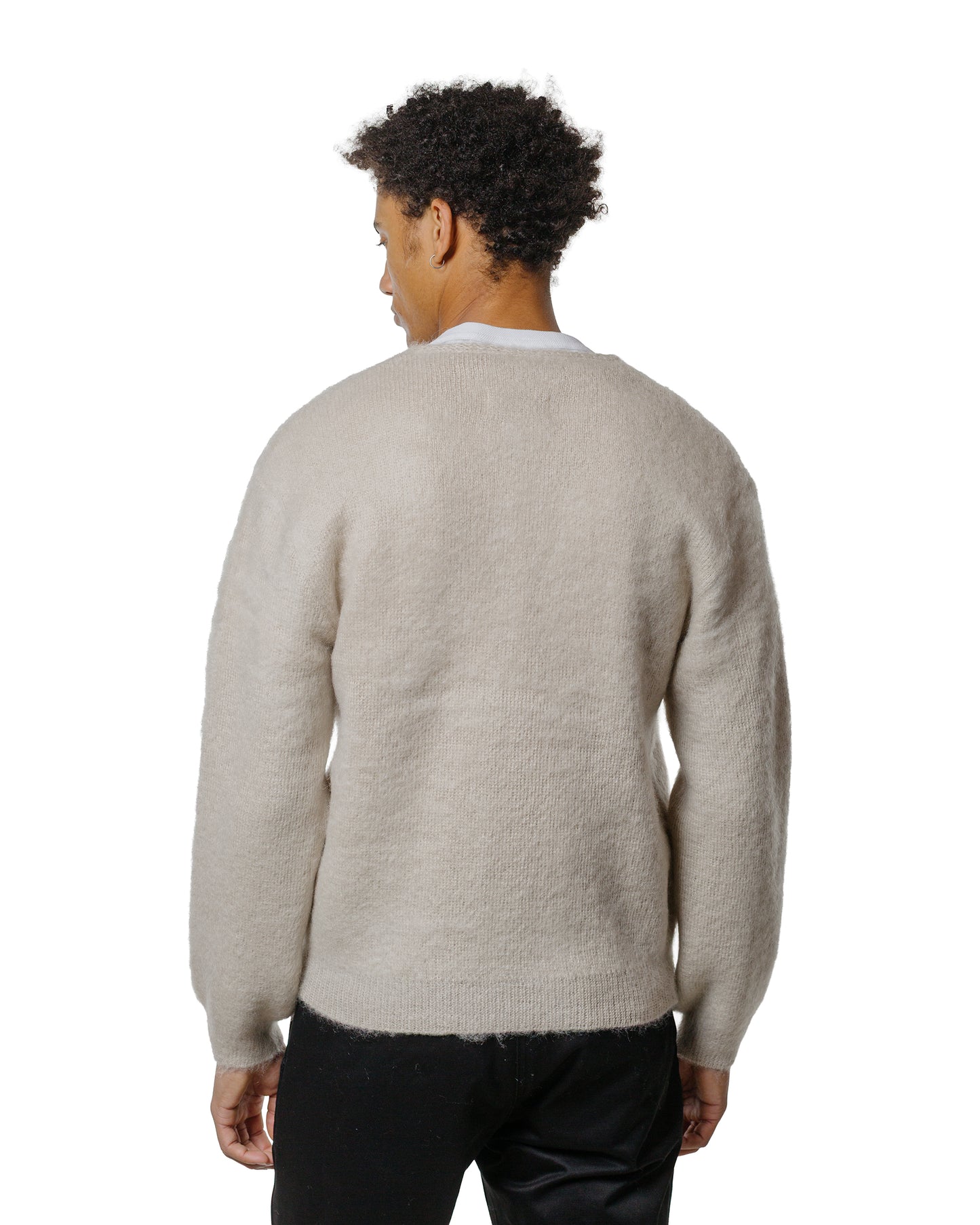 lost & found The Real McCoy's The Real McCoy's MC19103 JM Mohair Cardigan Beige