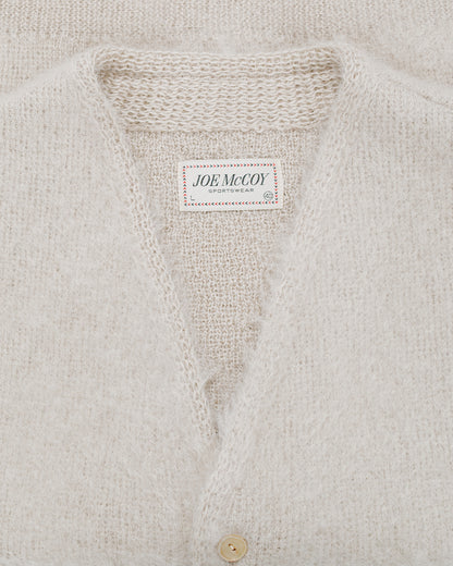 lost & found The Real McCoy's The Real McCoy's MC19103 JM Mohair Cardigan Beige