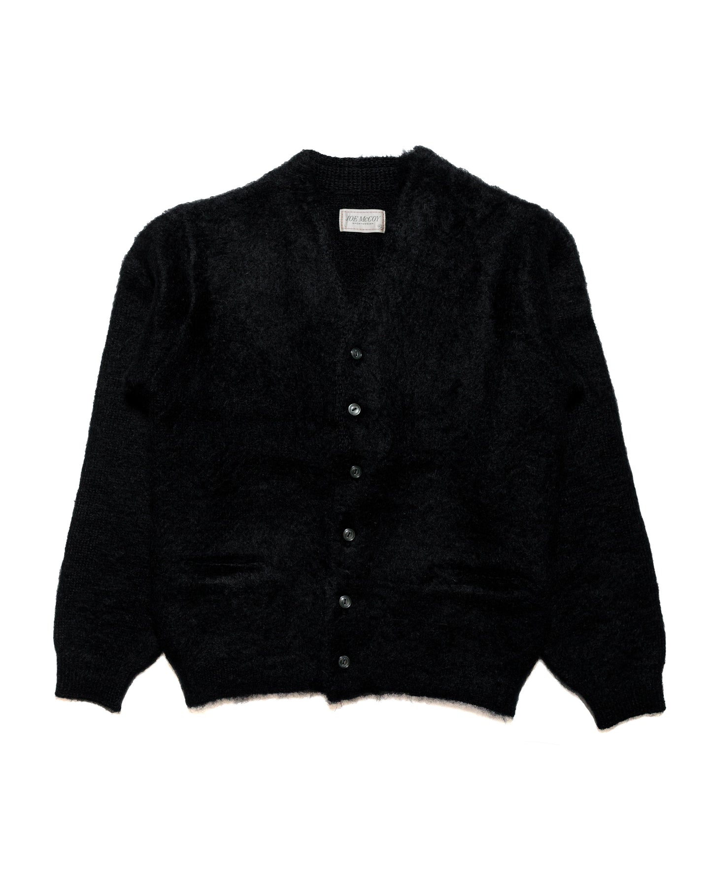 lost & found The Real McCoy's The Real McCoy's MC19103 JM Mohair Cardigan Black
