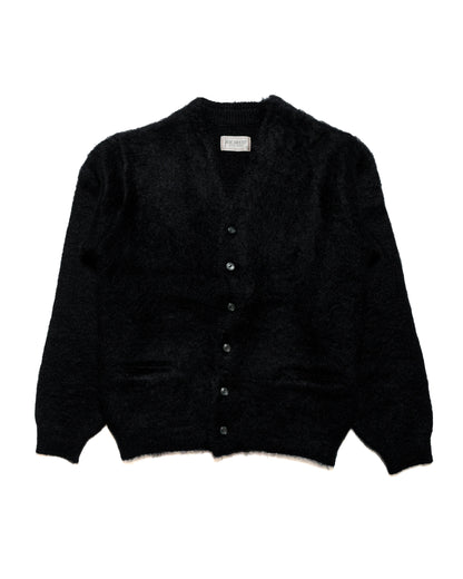 lost & found The Real McCoy's The Real McCoy's MC19103 JM Mohair Cardigan Black