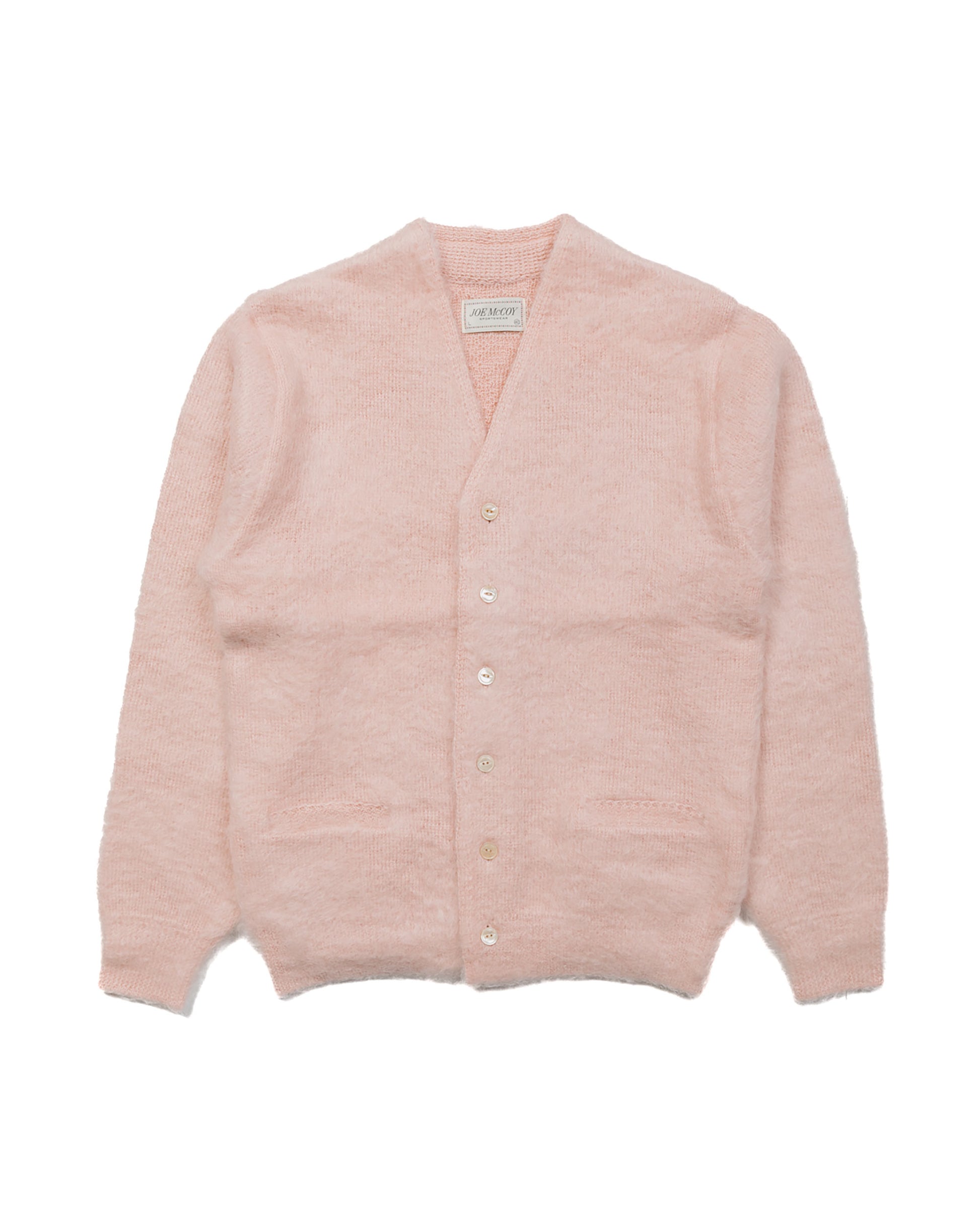lost & found The Real McCoy's The Real McCoy's MC19103 JM Mohair Cardigan Flamingo