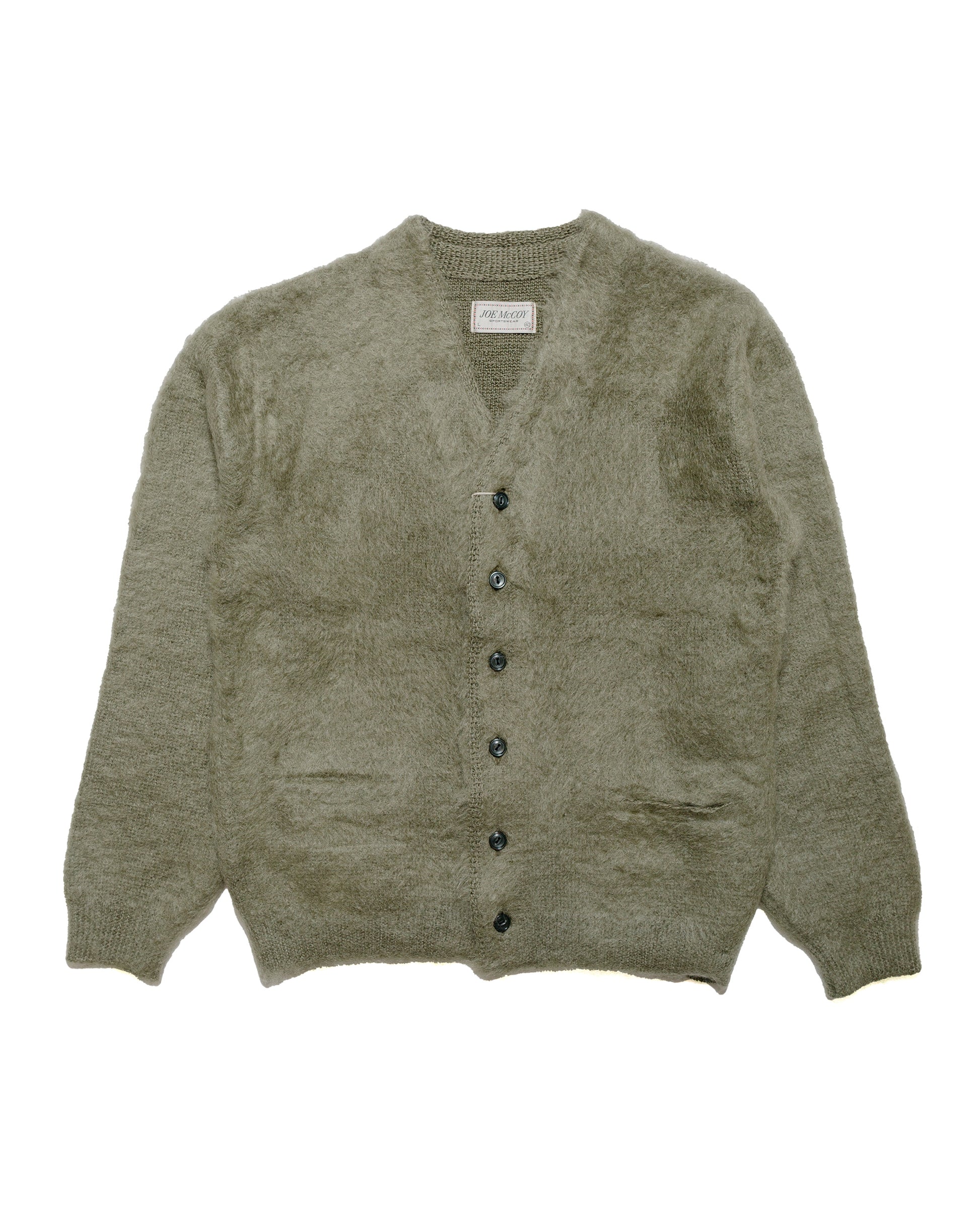 lost & found The Real McCoy's The Real McCoy's MC19103 JM Mohair Cardigan Mint