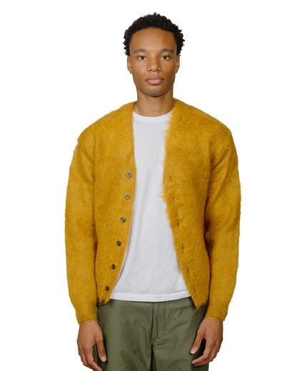 lost & found The Real McCoy's The Real McCoy's MC19103 JM Mohair Cardigan Mustard