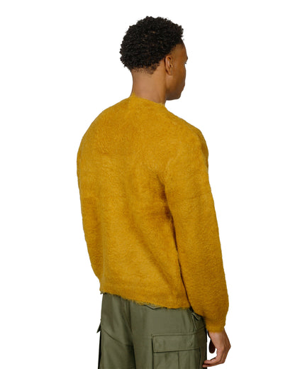 lost & found The Real McCoy's The Real McCoy's MC19103 JM Mohair Cardigan Mustard