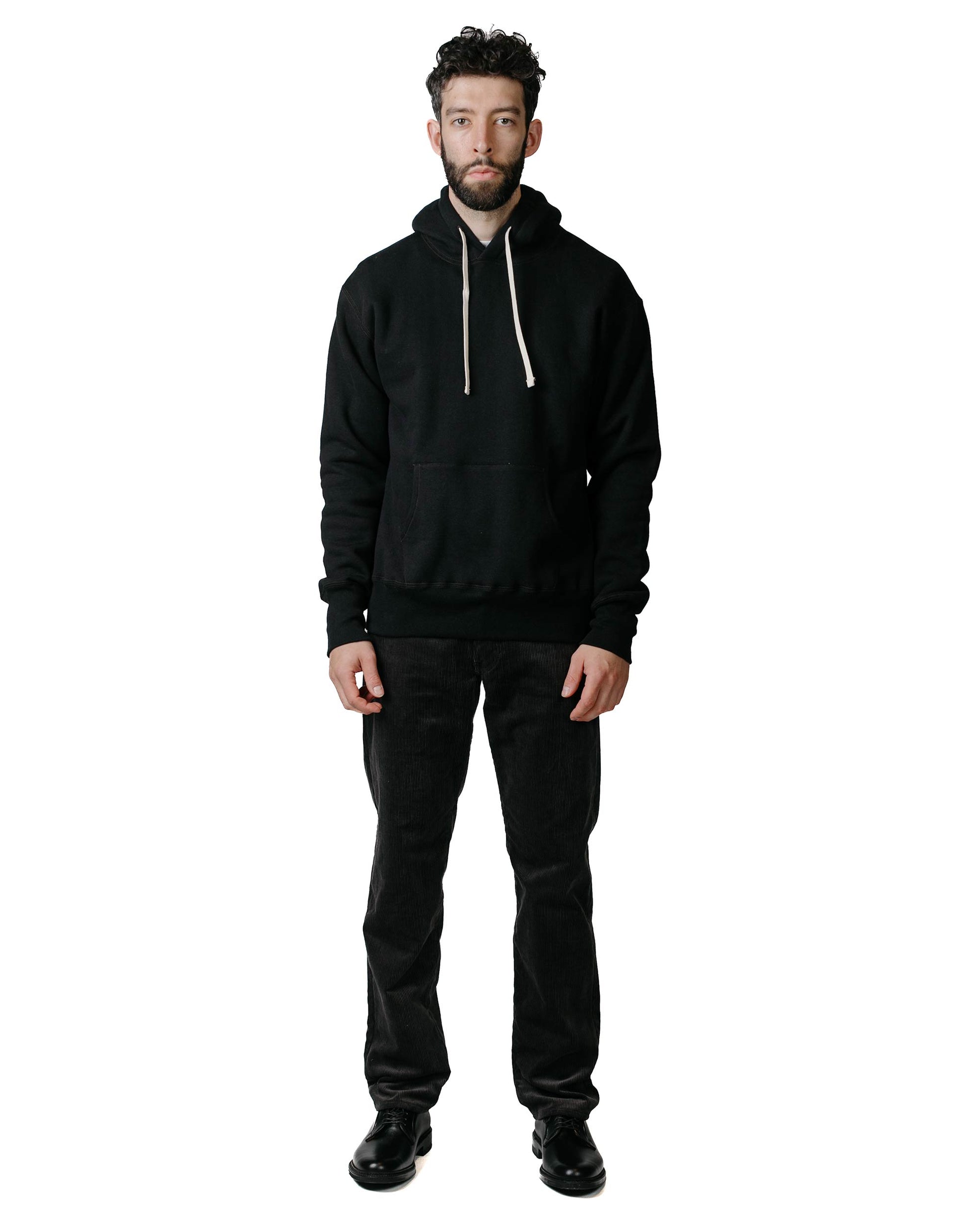 lost & found The Real McCoy's The Real McCoy's MC19124 10oz. Loopwheel Parka Black